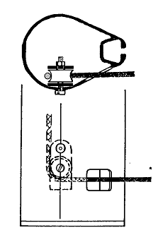 Abb. 6-5 Spifallaustritt am Mastfuß